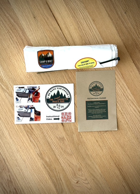The Original Cassette Waste Bag™ (Single Sample)